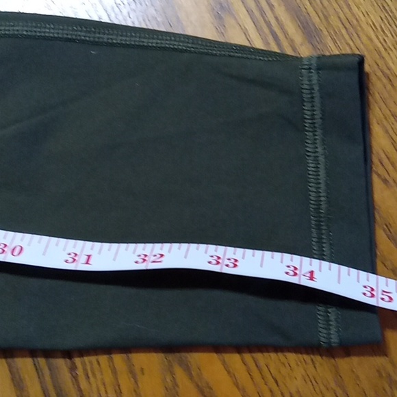 EVERLANE Women's Pants SMALL Athleticwear GREEN LEGGINGS NEW DARK FOREST - Picture 3 of 8